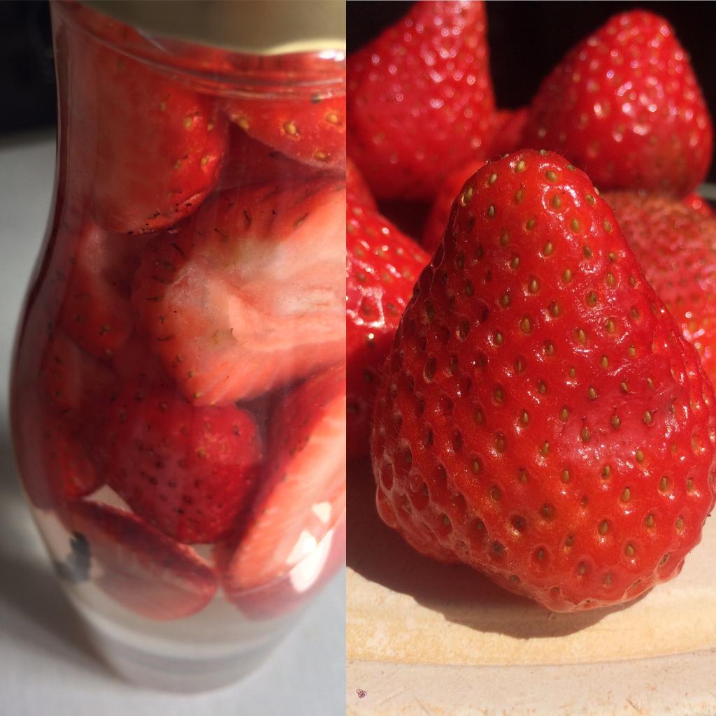 Rhum arrangé à la fraise