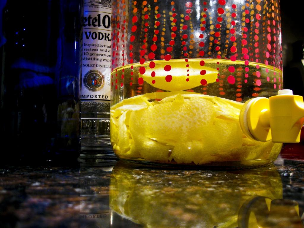 Vodka arrangée citron
